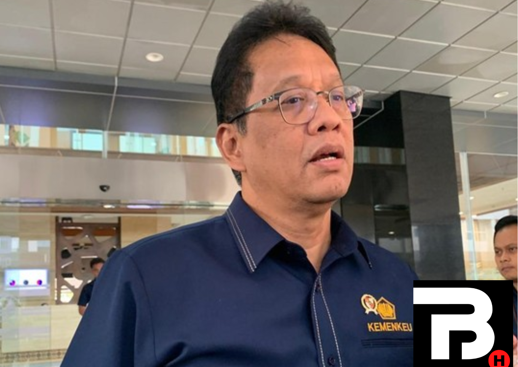 Purbaya Yudhi Sadewa saat menyampaikan pernyataan tentang potensi kenaikan iuran BPJS Kesehatan di Jakarta