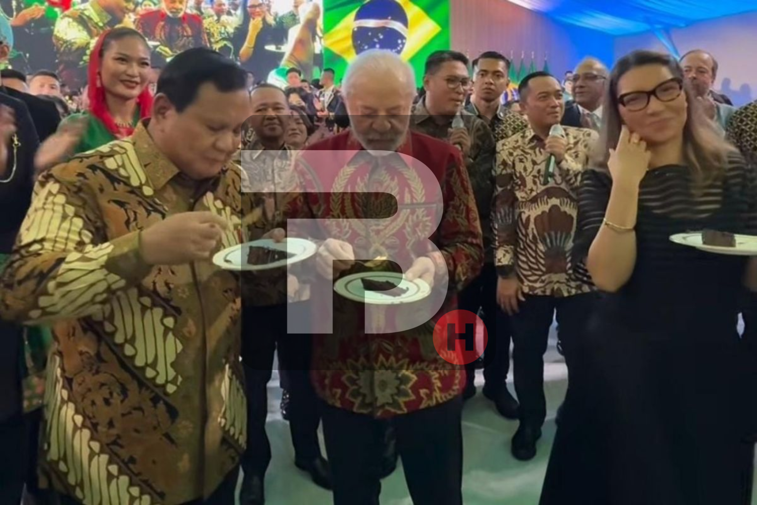 Momen Langka! Prabowo dan Presiden Brasil Rayakan Ulang Tahun Bersama