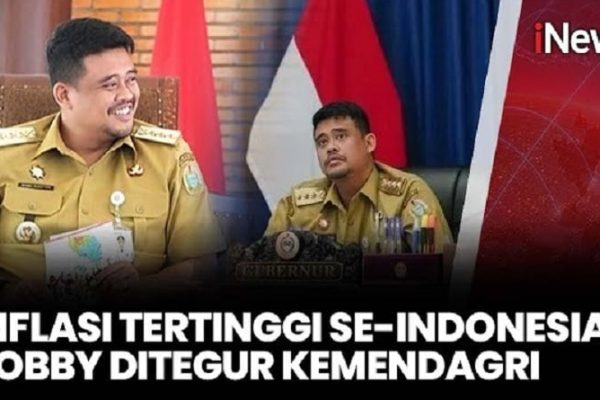 Sumut Inflasi Tertinggi Nasional, Gubernur Bobby Nasution Ditegur Kemendagri