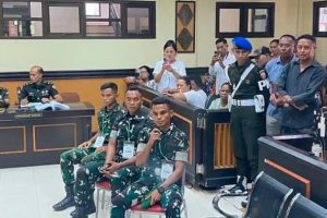 Ilustrasi kekerasan di lingkungan militer antara prajurit